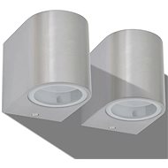 Outdoor LED wall lights 2 pcs round bottom lighting - Wall Lamp