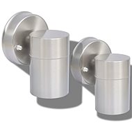 Outdoor wall lights 2 pcs stainless steel bottom lighting - Wall Lamp