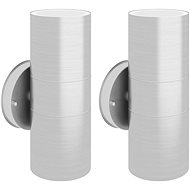 Outdoor wall lights 2 pcs stainless steel upper\lower lighting - Wall Lamp