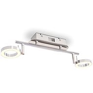 Wall/Ceiling Light with 2 LED Spotlights, Warm White Light - Ceiling Light