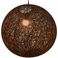 Suspension Light, Brown Spherical 55cm E27 - Ceiling Light