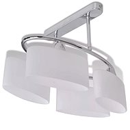 Ceiling Light with Oval Glass Shades, for 4 E14 Bulbs - Ceiling Light