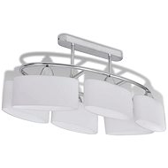 Ceiling Light with Oval Glass Dhades, for 6 E14 Bulbs - Ceiling Light