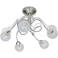 Ceiling Lamp with Round Glass Shades, for 5 G9 Bulbs - Ceiling Light