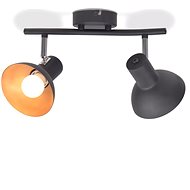 Ceiling Light for 2 Bulbs E27, Black-gold - Ceiling Light