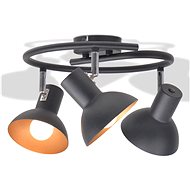 Ceiling Light for 3 Bulbs E27, Black-gold - Ceiling Light