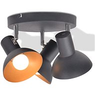 Ceiling Light for 3 Bulbs E27, Black-gold - Ceiling Light