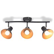 Ceiling Light for 3 Bulbs E27, Black-gold - Ceiling Light