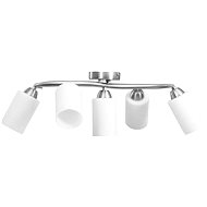 Ceiling Light with Ceramic Shades for 5 Bulbs E14 White - Ceiling Light