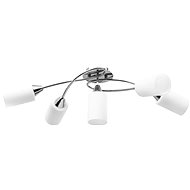 Ceiling Light with Ceramic Shades for 5 Bulbs E14 White - Ceiling Light