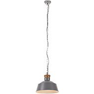 Industrial Pendant Ceiling Light 32cm Grey E27 - Ceiling Light