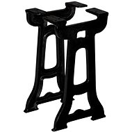 O-shaped coffee table legs 2 pcs cast iron - Table Legs