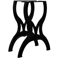 Legs for dining table with letter-shaped frame × 2 pcs cast iron - Table Legs