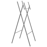 Folding table legs silver 45x55x112 cm galvanized steel - Table Legs