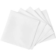 25 White Dinner Napkins 50 × 50cm - Paper Napkins