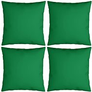 Dekorační polštáře 4 ks zelené 60 x 60 cm textil - Polštář