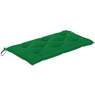 Poduška na záhradnú lavicu zelená 100 x 50 x 7 cm textil - Poduška