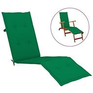 Poduška na polohovaciu stoličku zelená (75+105) × 50 × 4 cm - Poduška