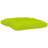 Poduška na taburet z palet jasně zelená textil - Polstr
