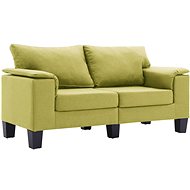 2místná pohovka zelená textil - Pohovka
