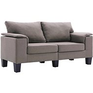 2místná pohovka taupe textil - Pohovka