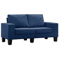 2místná pohovka modrá textil - Pohovka