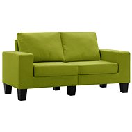 2místná pohovka zelená textil - Pohovka