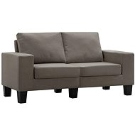 2místná pohovka taupe textil - Pohovka