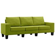 3místná pohovka zelená textil - Pohovka