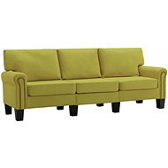 3místná pohovka zelená textil - Pohovka