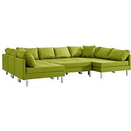 Modulární pohovka textil zelená - Pohovka