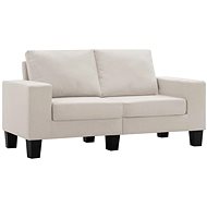 2místná pohovka krémová textil - Pohovka