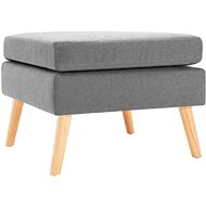 Podnožka světle šedá textil - Podnožka