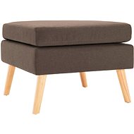 Podnožka hnědá textil - Podnožka