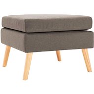 Podnožka taupe textil - Footstool