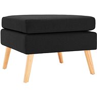 Podnožka černá textil - Footstool