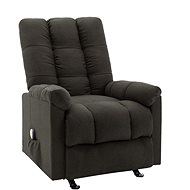 Elektrické masážní polohovací křeslo taupe textil - Massage Chair