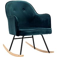 Rocking chair blue velvet - Rocking Chair