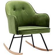 Rocking chair light green velvet - Rocking Chair