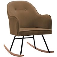 Rocking chair brown velvet - Rocking Chair