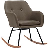 Rocking chair taupe textile - Rocking Chair