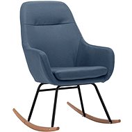 Rocking chair cream textile - Rocking Chair