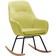 Rocking chair brown textile - Rocking Chair