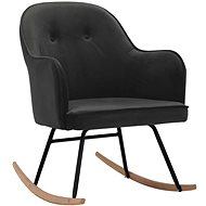 Rocking chair burgundy textile - Rocking Chair