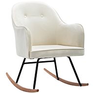 Rocking chair taupe textile - Rocking Chair