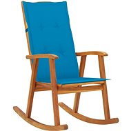 Rocking chair with cushions solid acacia wood - Rocking Chair