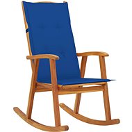 Rocking chair with cushions solid acacia wood - Rocking Chair