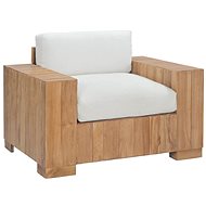 Křeslo s poduškami masivní teak - Křeslo