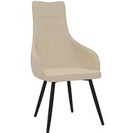Křeslo krémové textil - Křeslo