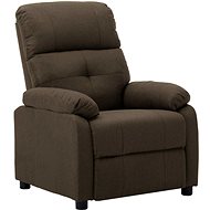 SHUMEE polohovací křeslo, textil, taupe, 329647 - Křeslo